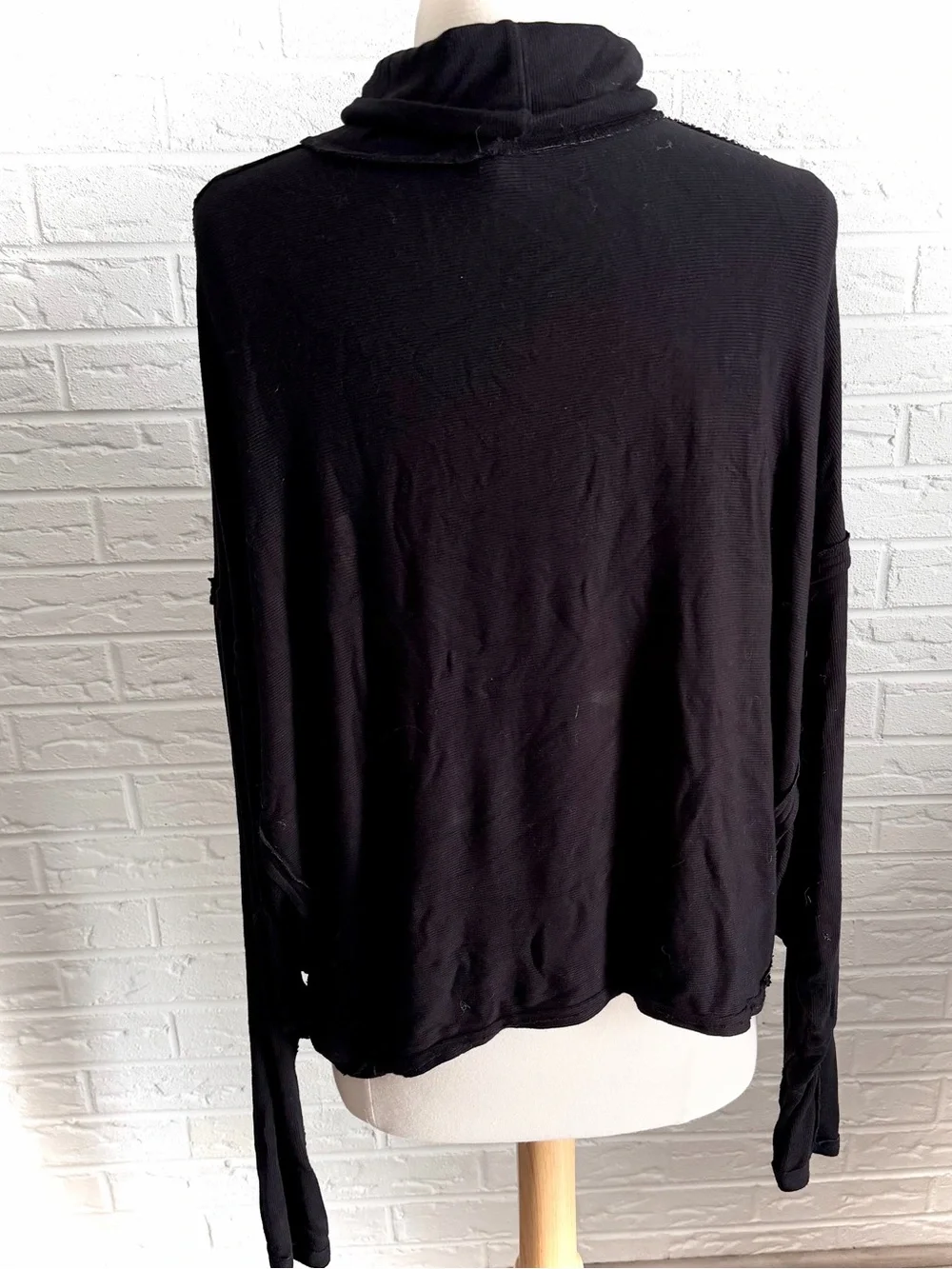 Free People We The Free Alameda Turtleneck Black Size XS